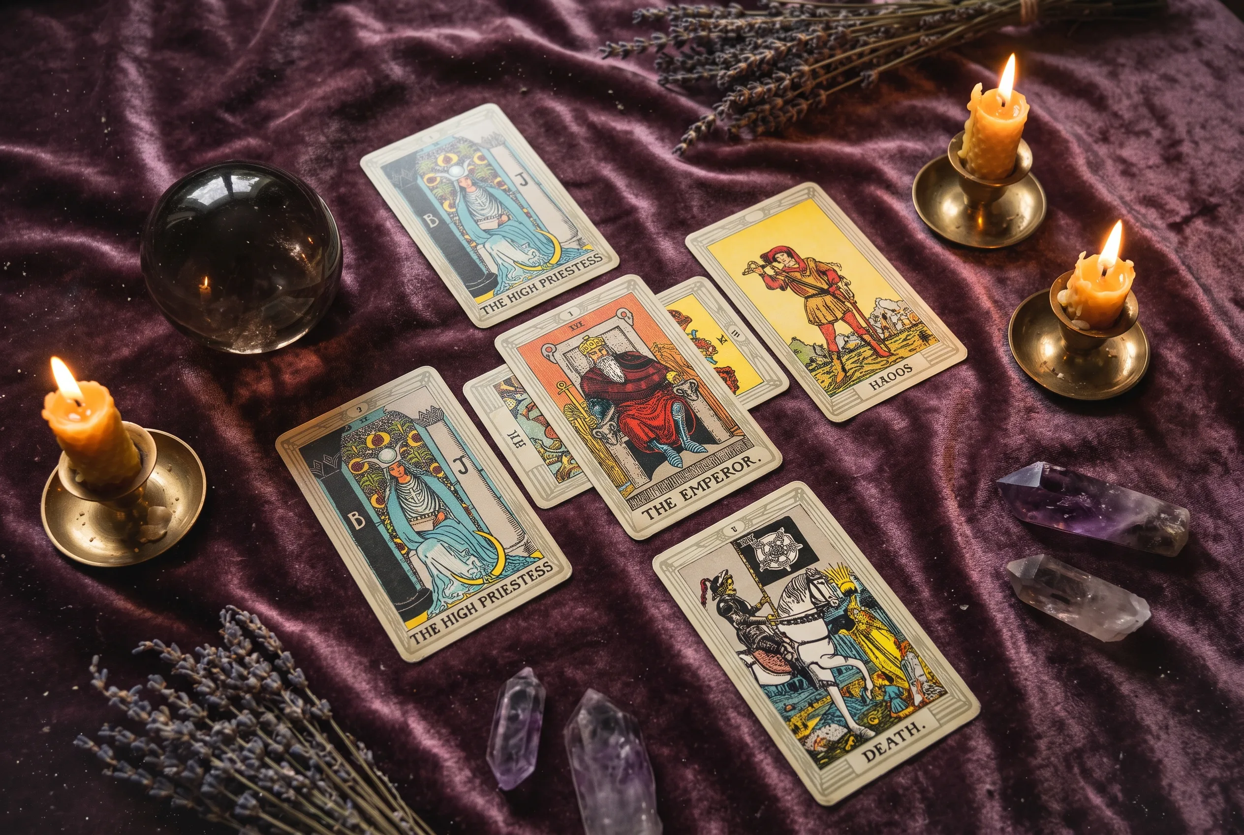 Psychic tarot reading